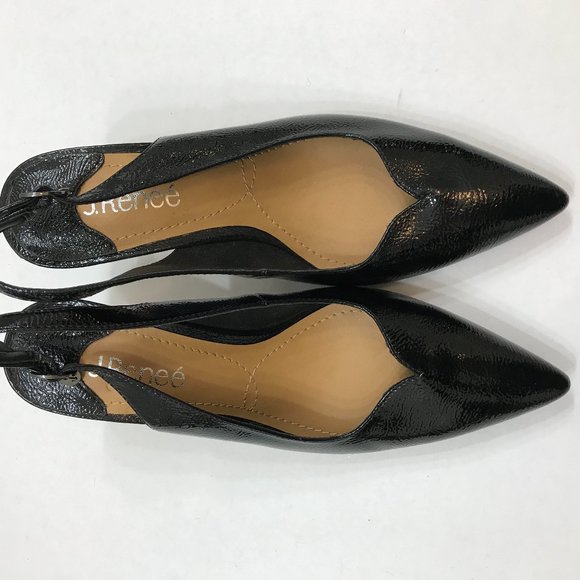 J. Renee’ Sweetheart topline High Heel Sling Back - Picture 1 of 4